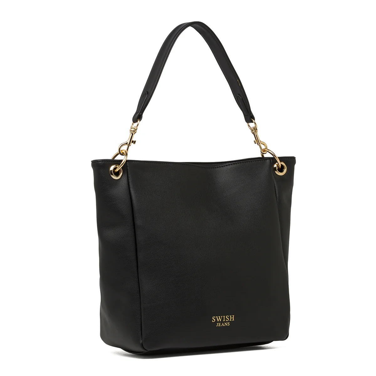 Borsa a spalla nera da Donna con manici intercambiabili Swish Jeans - Image 2