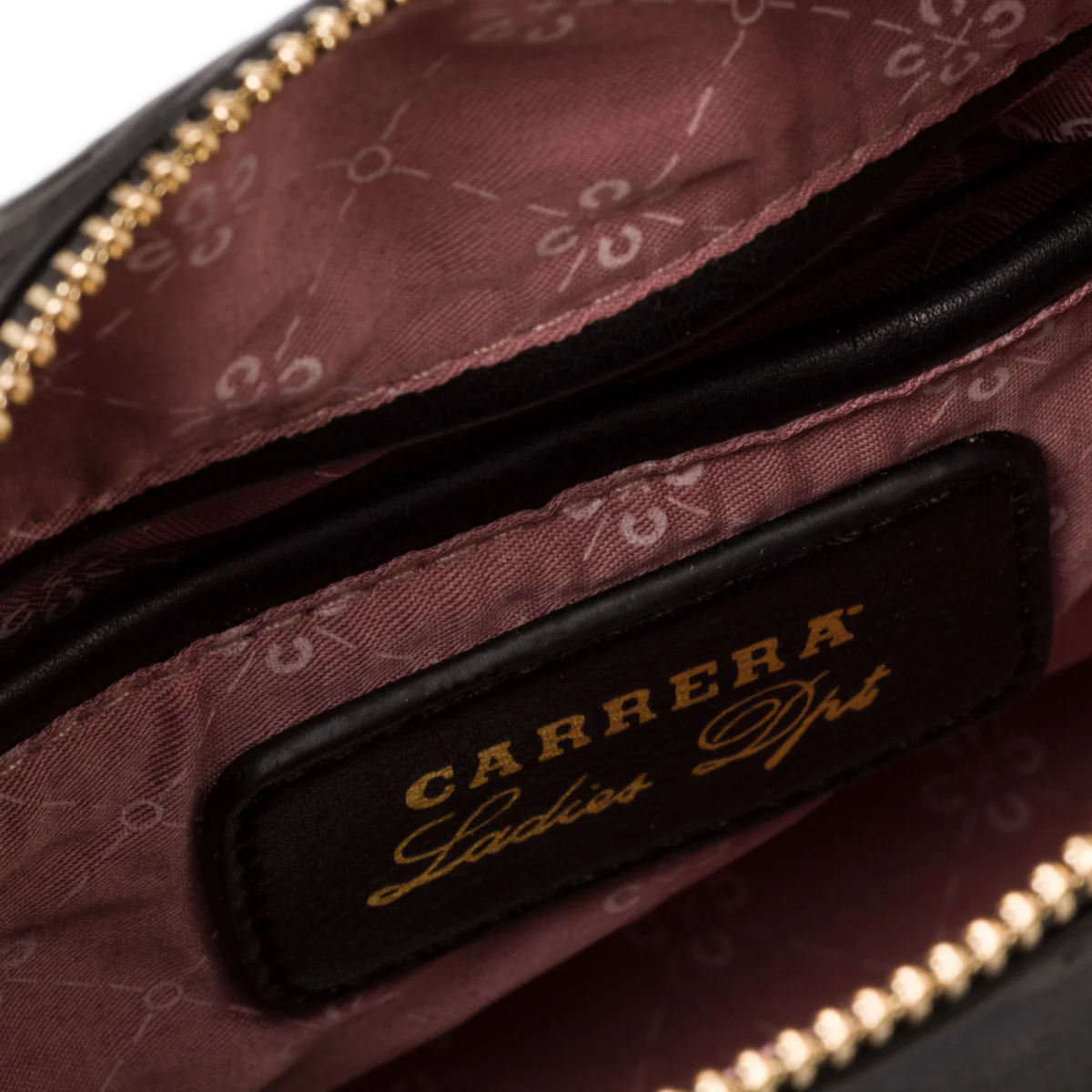 Borsa a spalla nera da donna con monogramma Carrera Ilary - Image 6