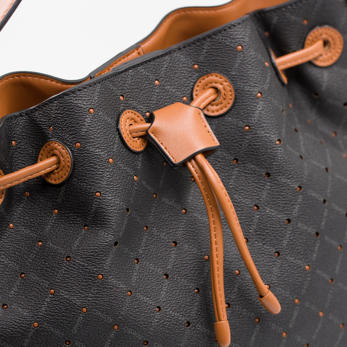 Borsa a spalla nera da donna con monogramma Romeo Gigli Milano Gama - Image 4