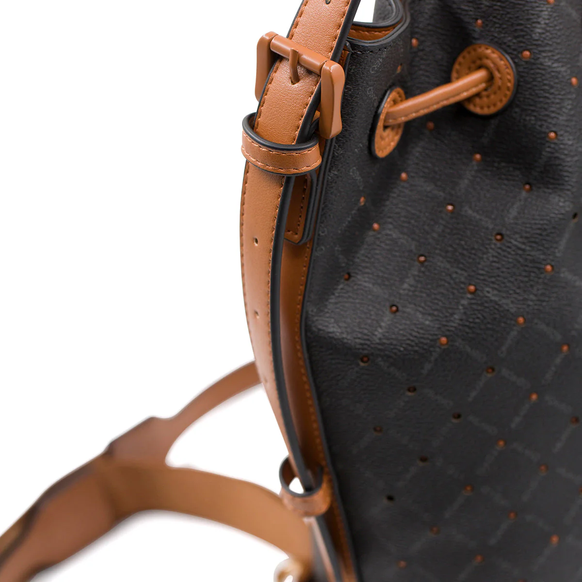 Borsa a spalla nera da donna con monogramma Romeo Gigli Milano Gama - Image 5