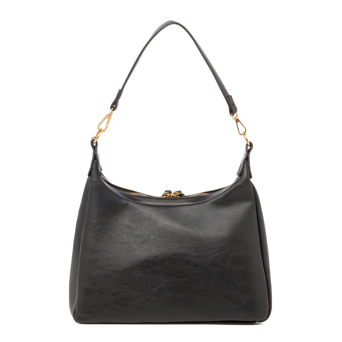 Borsa a spalla nera da Donna con tasca e zip Lora Ferres - Image 3