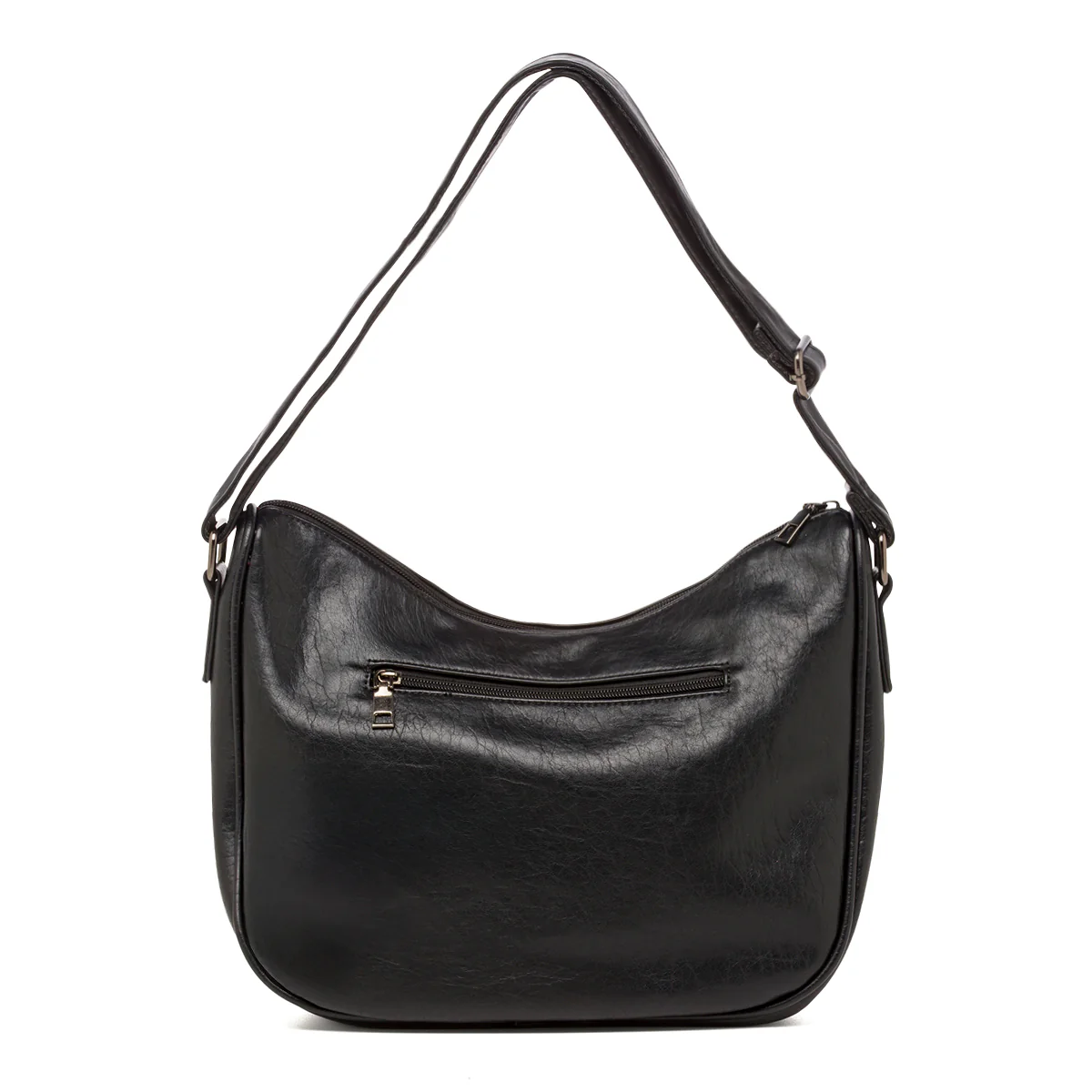 Borsa a Spalla nera da Donna Lora con tasca frontale Ferres - Image 3
