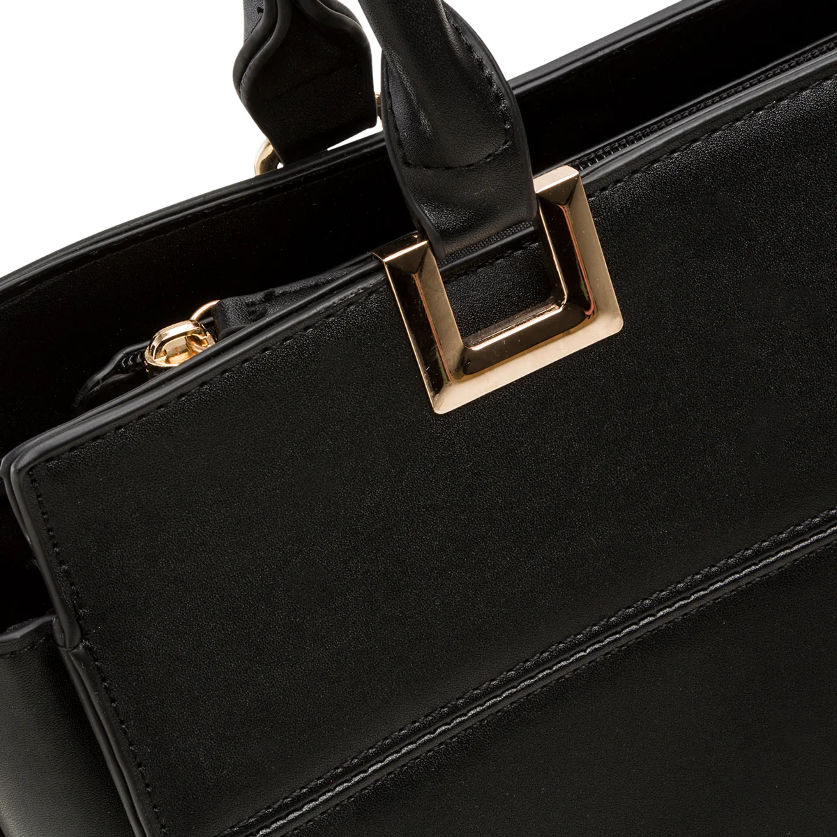 Borsa a spalla nera da donna Lora Ferres - Image 3