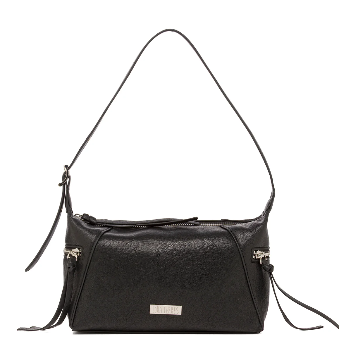 Borsa a spalla nera da Donna Lora Ferres - Image 3
