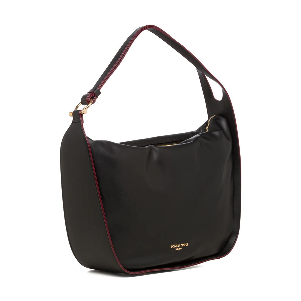 Borsa a spalla nera da donna Romeo Gigli Milano Tracy - Image 2
