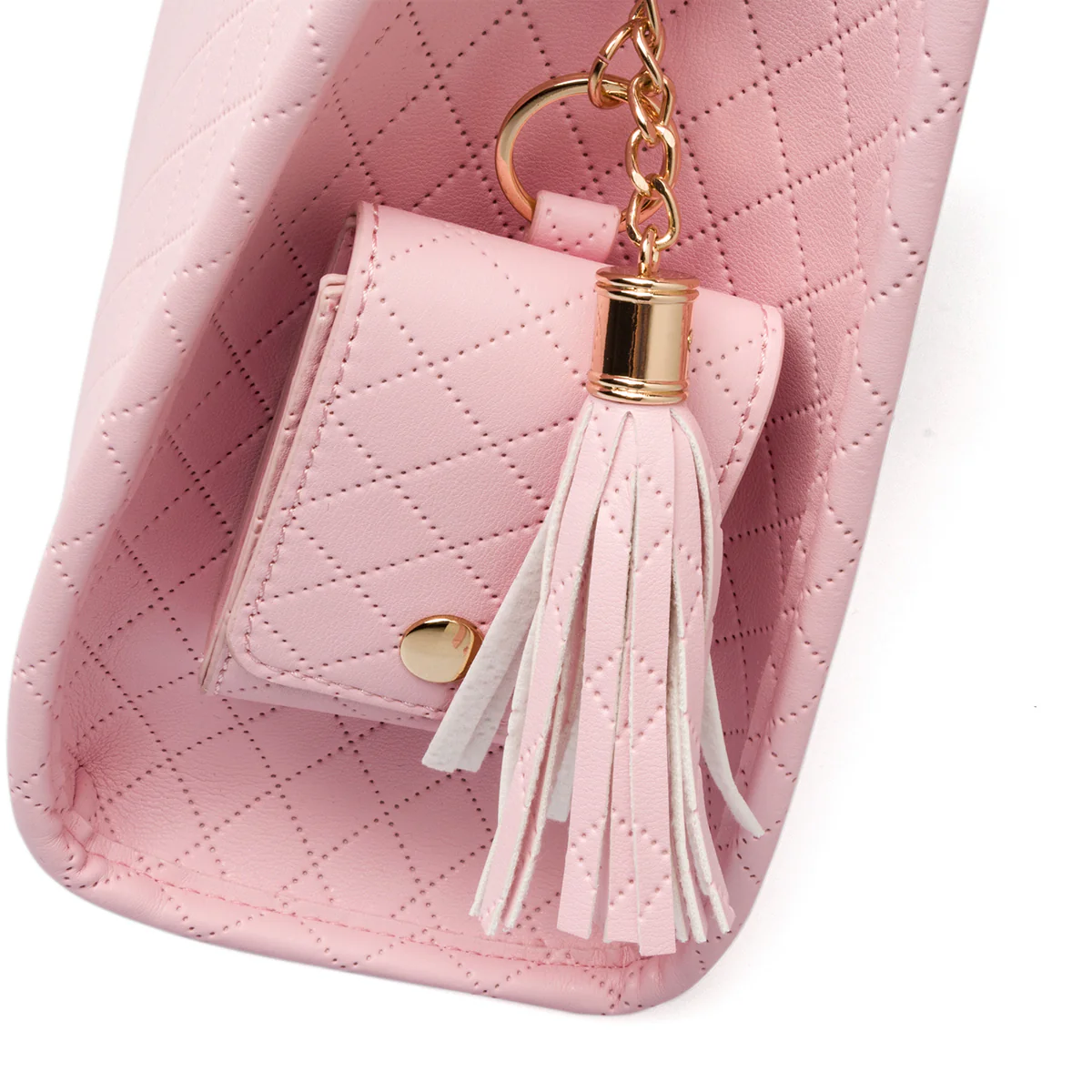 Borsa a spalla rosa da donna in "pelle vegana" Call It Spring Beach Gyal - Image 4