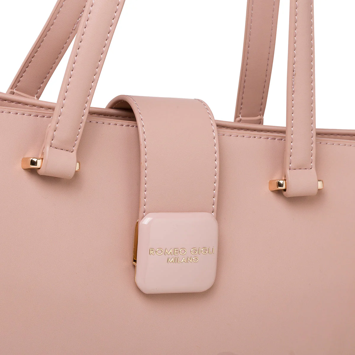 Borsa a spalla rosa da donna Romeo Gigli Milano Rubina - Image 4