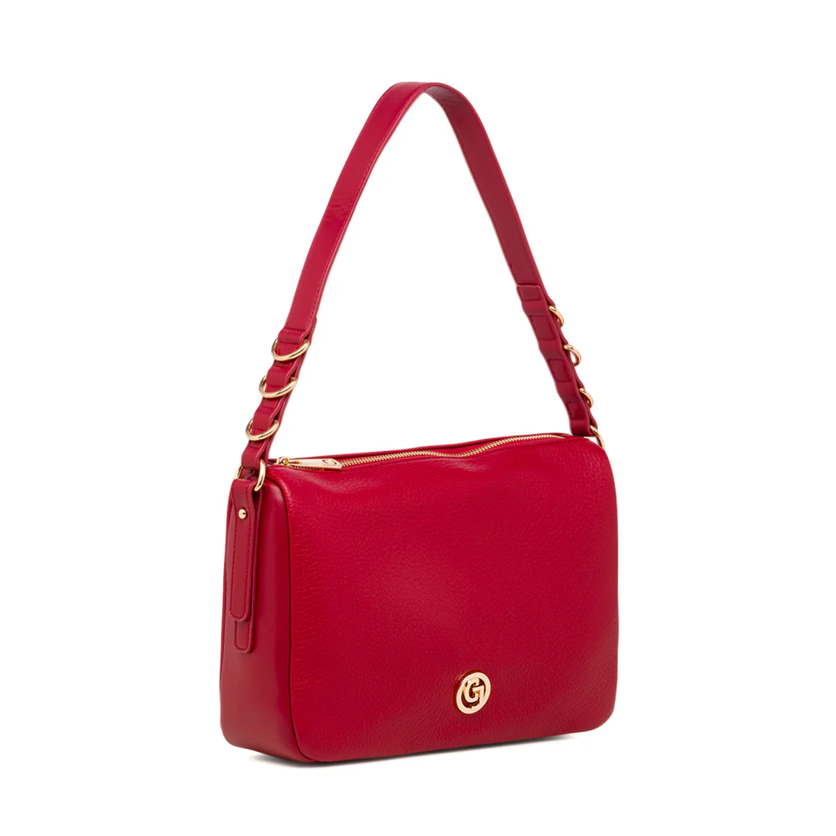 Borsa a spalla rossa da donna con logo Carrera Jeans - Image 2
