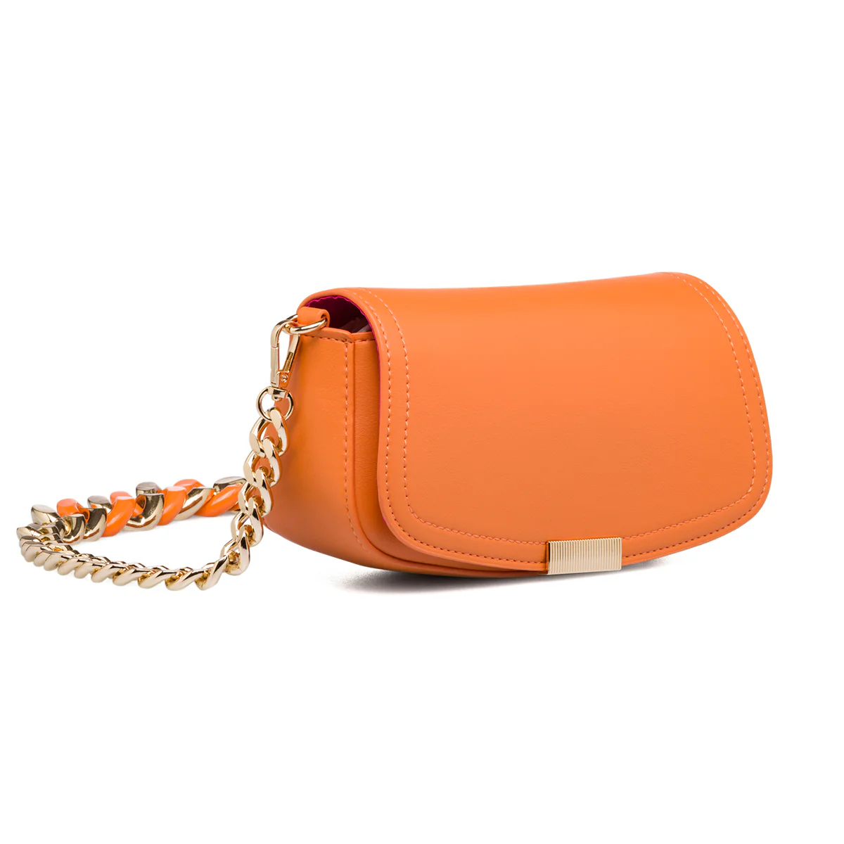 Borsa a tracolla arancione da donna in "pelle vegana" Call It Spring No Shade - Image 3