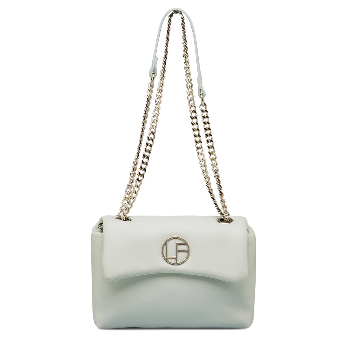Borsa a tracolla azzurra da Donna con catena Lora Ferres - Image 2