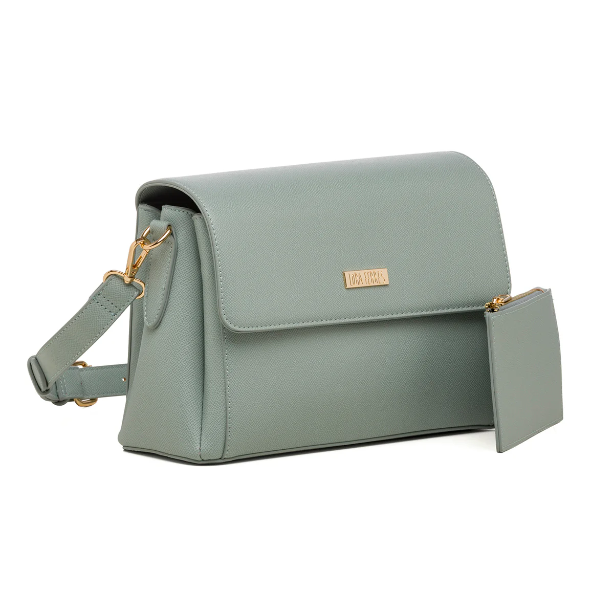 Borsa a tracolla azzurra da donna Lora Ferres - Image 2