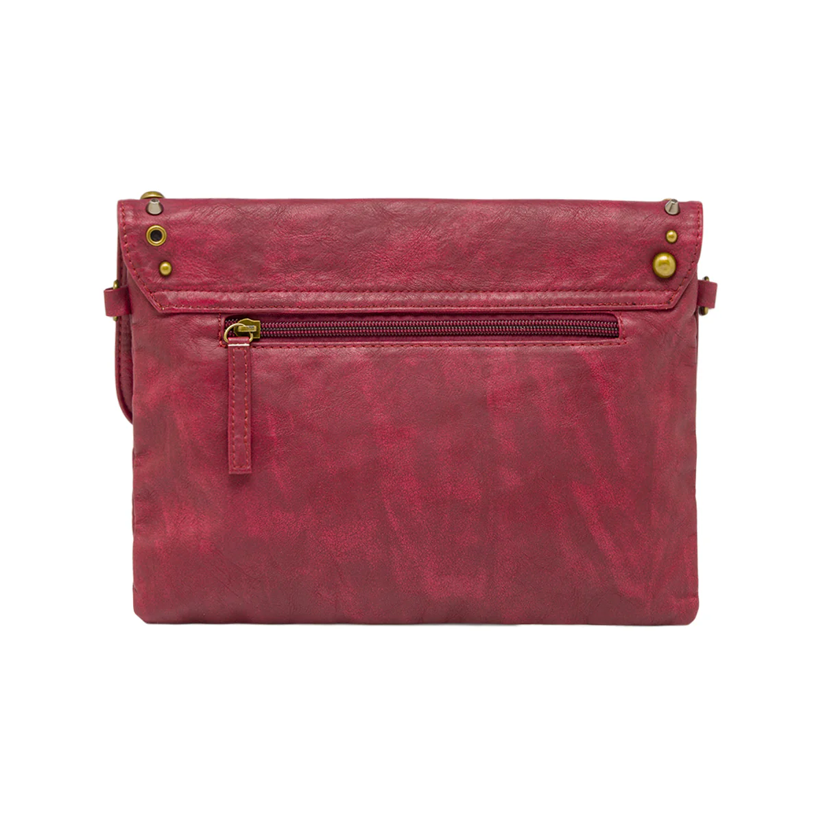 Borsa a tracolla da donna Bordeaux con borchie metalliche Swish Jeans - Image 3