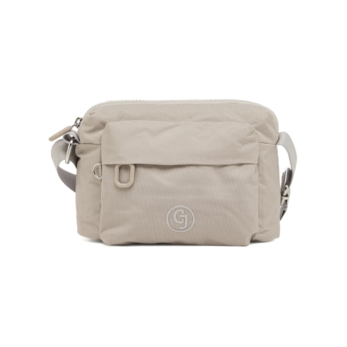 Borsa a tracolla Donna Nude in tessuto tecnico con charm Carrera Jeans
