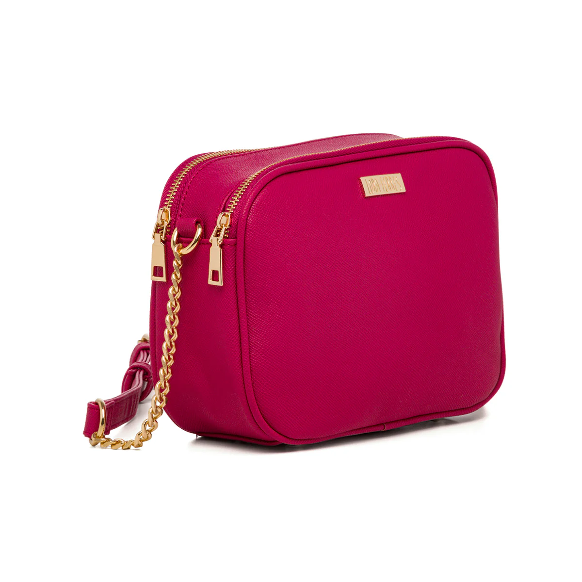 Borsa a tracolla fucsia da donna con doppio scomparto Lora Ferres - Image 2