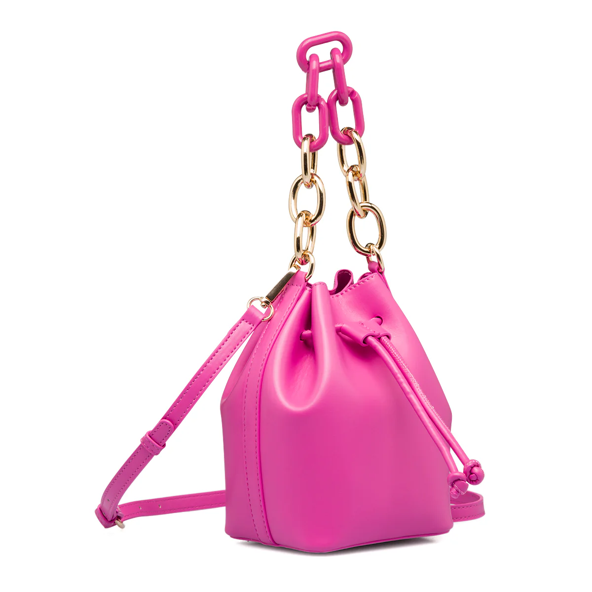 Borsa a tracolla fucsia da donna in "pelle vegana" Call It Spring Minty - Image 3