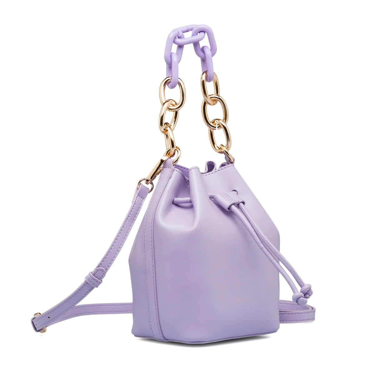 Borsa a tracolla lilla da donna in "pelle vegana" Call It Spring Minty - Image 3