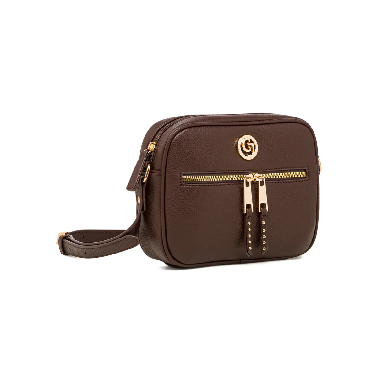 Borsa a tracolla marrone da donna con logo Carrera Jeans - Image 2