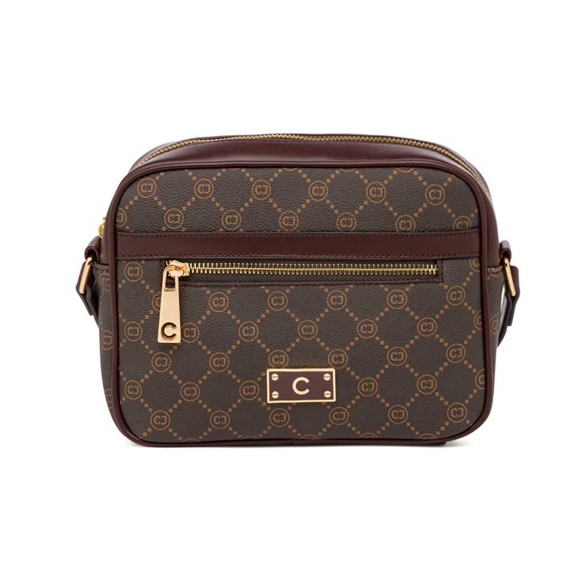 Borsa a tracolla marrone da Donna con logo Carrera Jeans