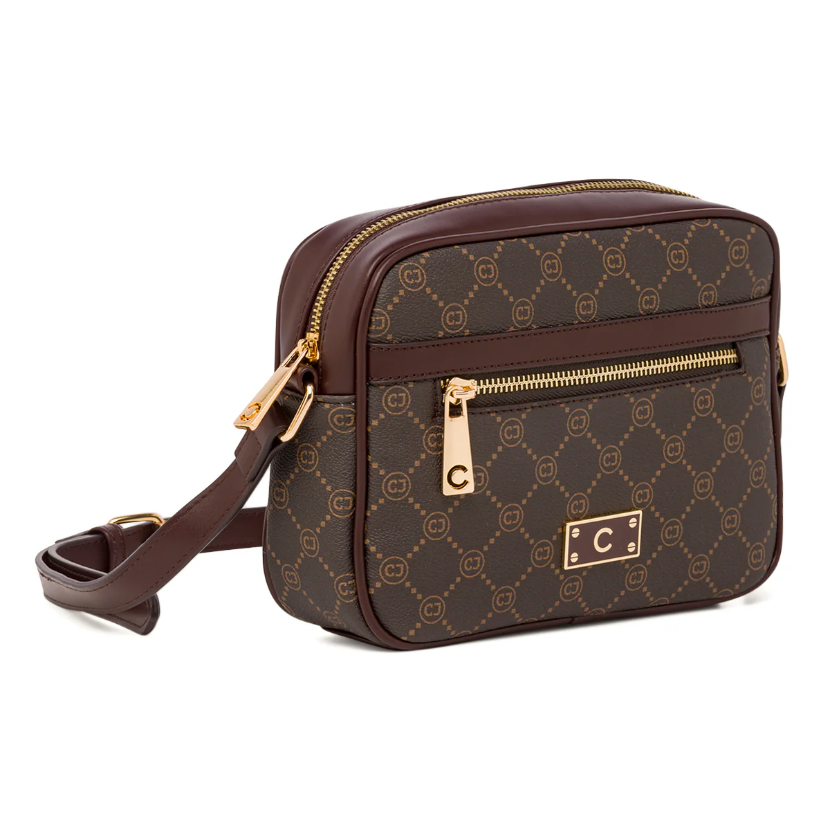 Borsa a tracolla marrone da Donna con logo Carrera Jeans - Image 2
