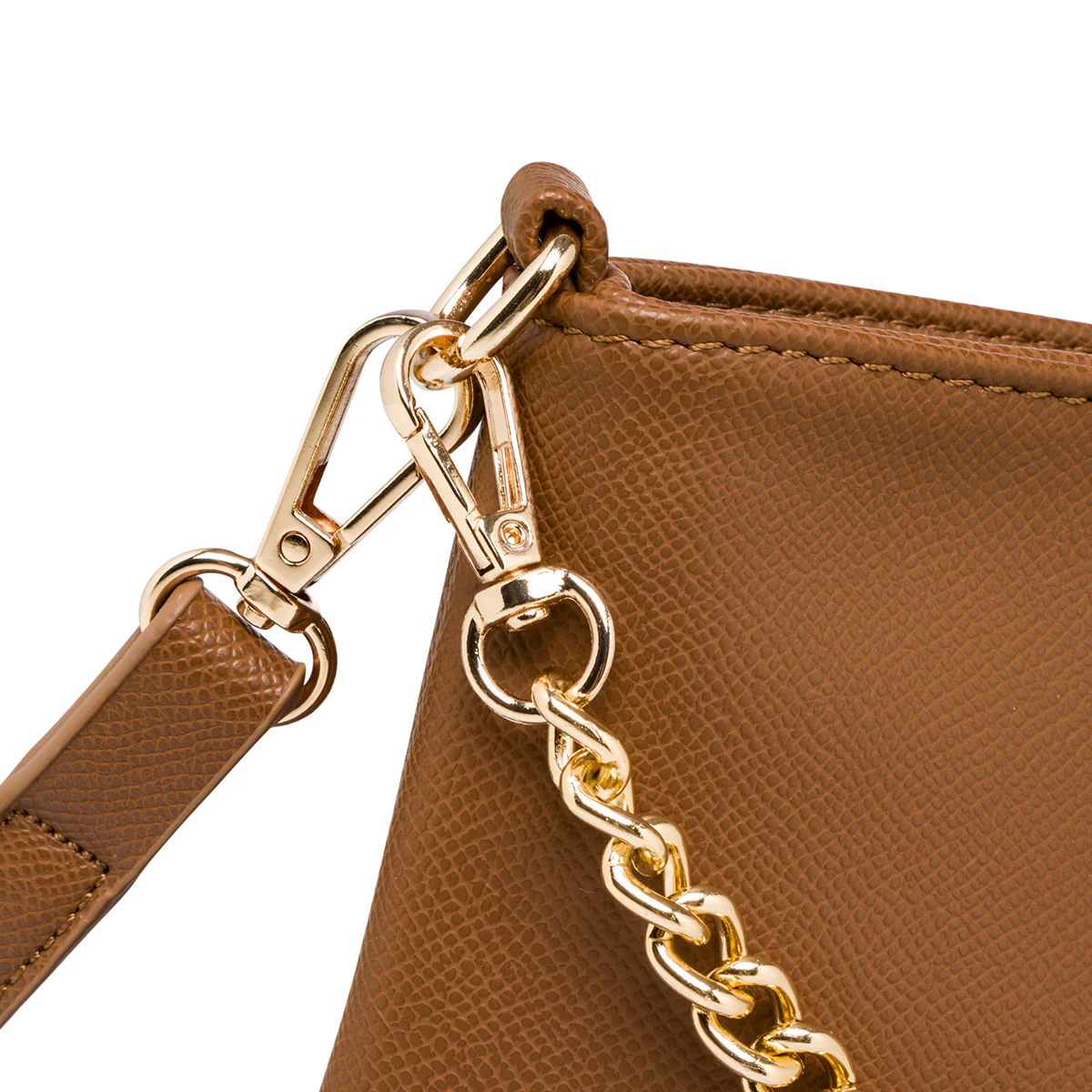Borsa a tracolla marrone da donna con manico a catena Lora Ferres - Image 5