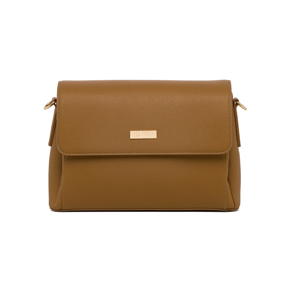 Borsa a tracolla marrone da donna Lora Ferres