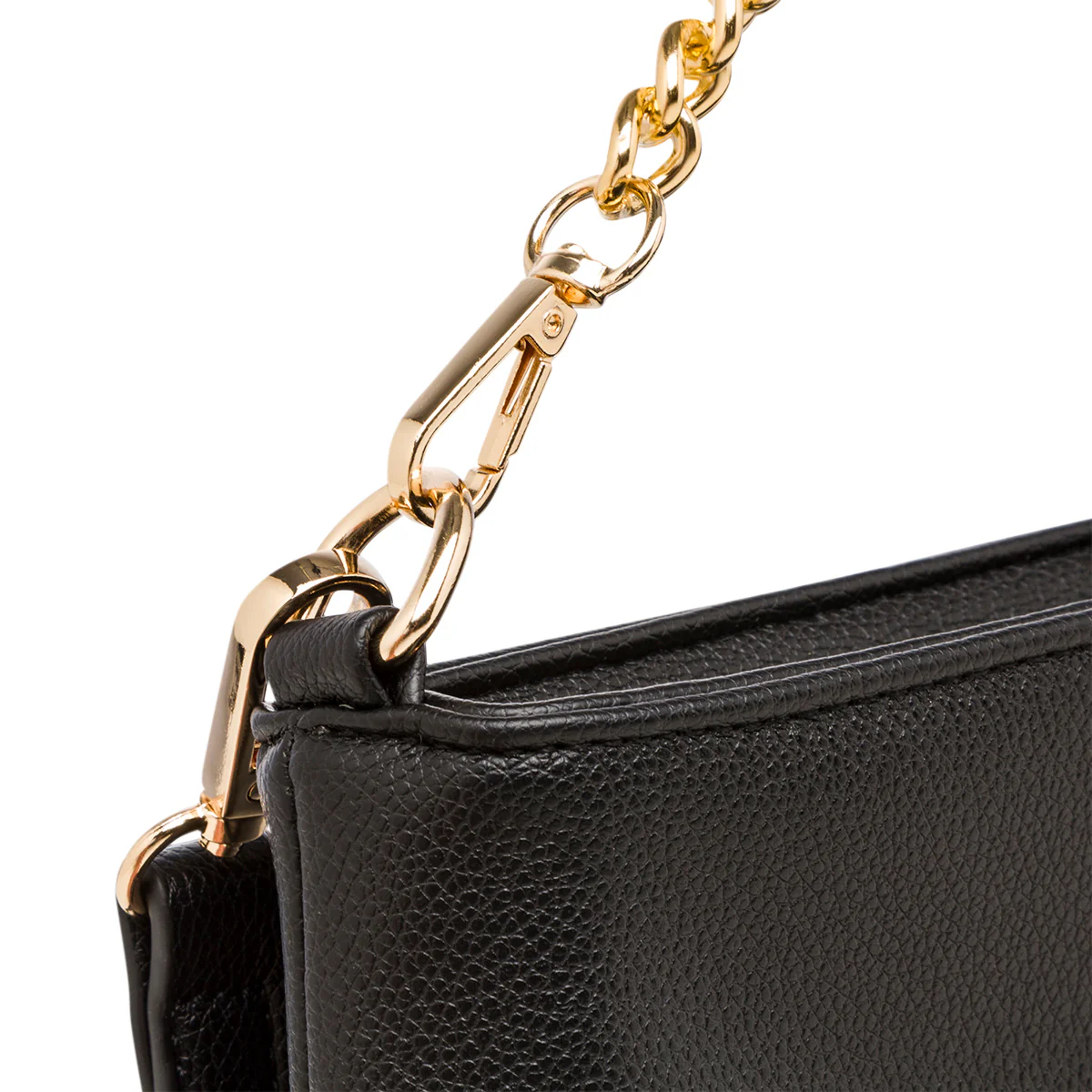 Borsa a tracolla nera da donna con catena Lora Ferres - Image 4