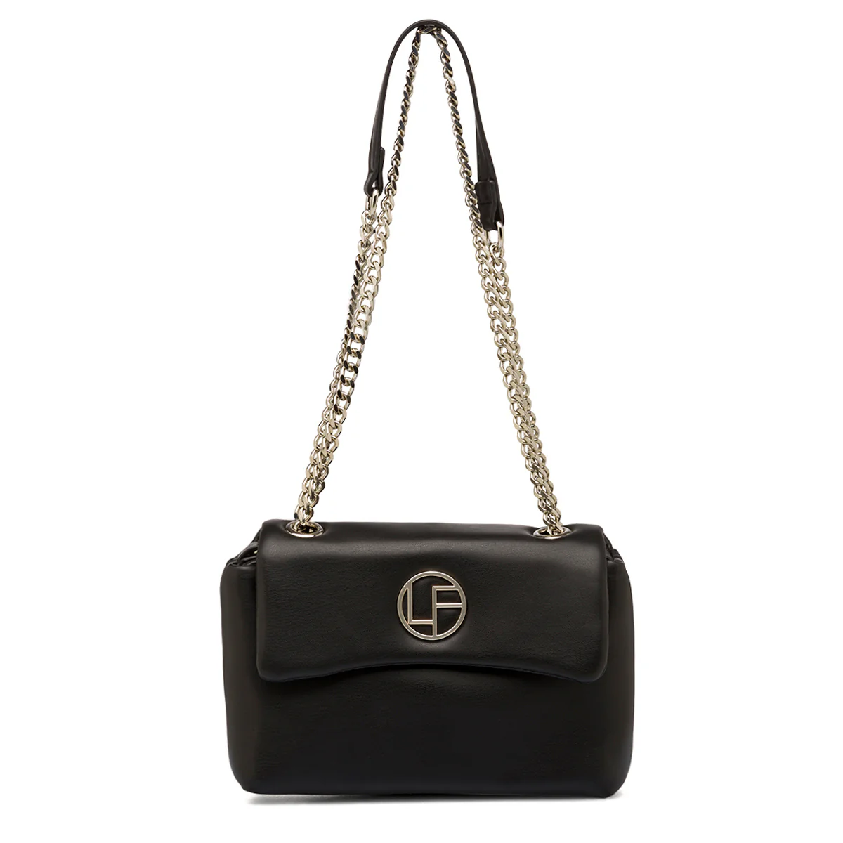 Borsa a tracolla nera da Donna con catena Lora Ferres - Image 3