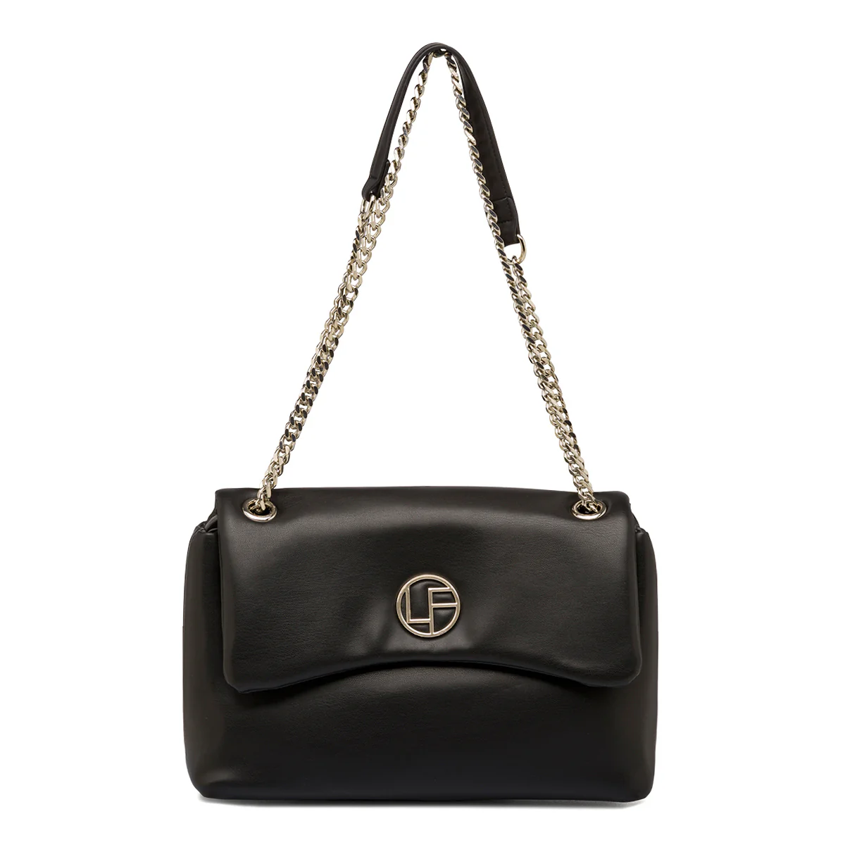 Borsa a tracolla nera da Donna con catena Lora Ferres - Image 3