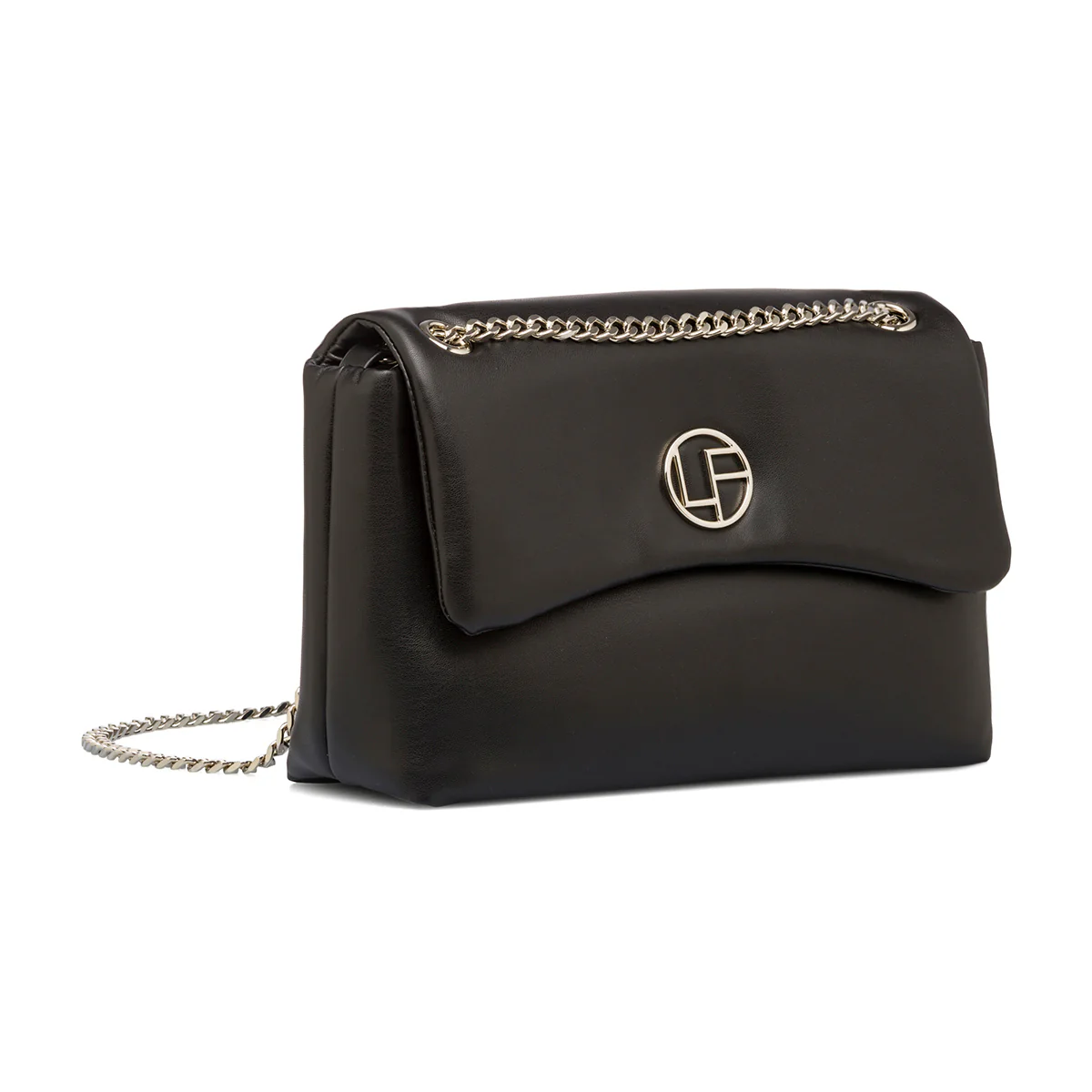 Borsa a tracolla nera da Donna con catena Lora Ferres - Image 5