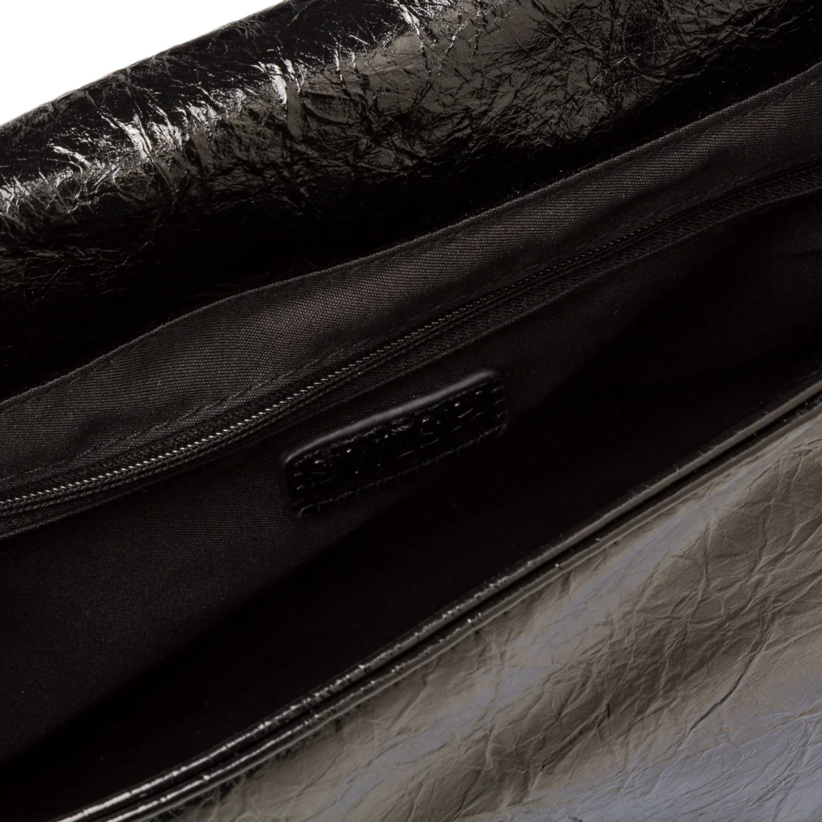 Borsa a tracolla nera da donna con chiusura a incastro Swish Jeans - Image 5