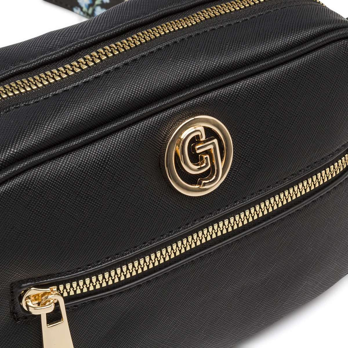 Borsa a tracolla nera da Donna con dettagio florale Carrera Jeans - Image 4