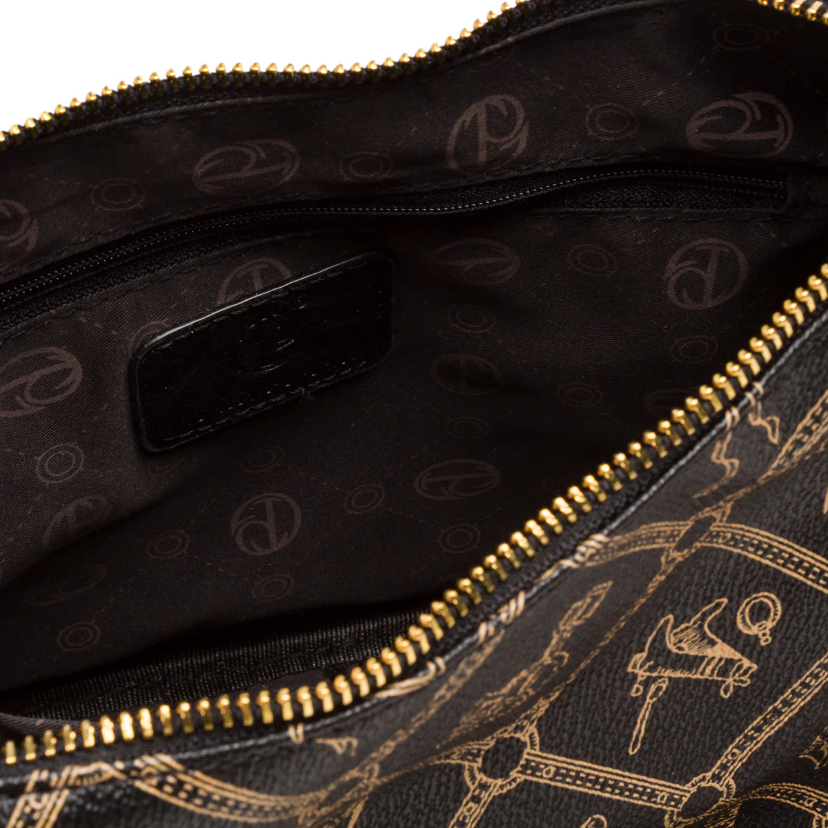 Borsa a tracolla nera da Donna con logo Giulia Pieralli - Image 4