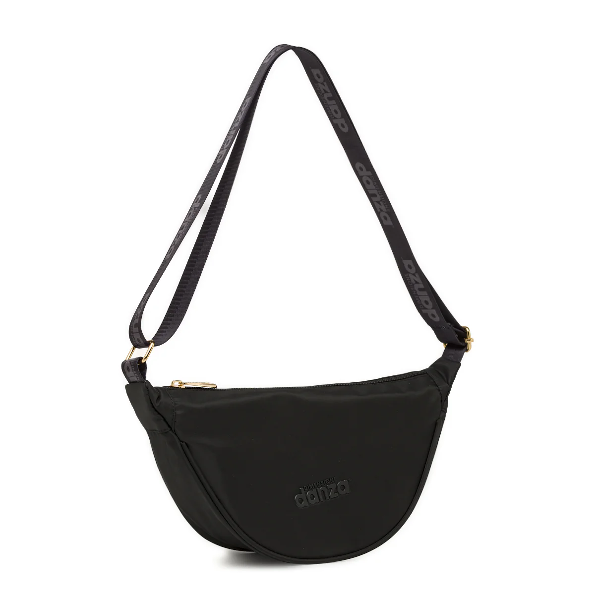 Borsa a Tracolla Nera da Donna con logo gommato Dimensione Danza - Image 2