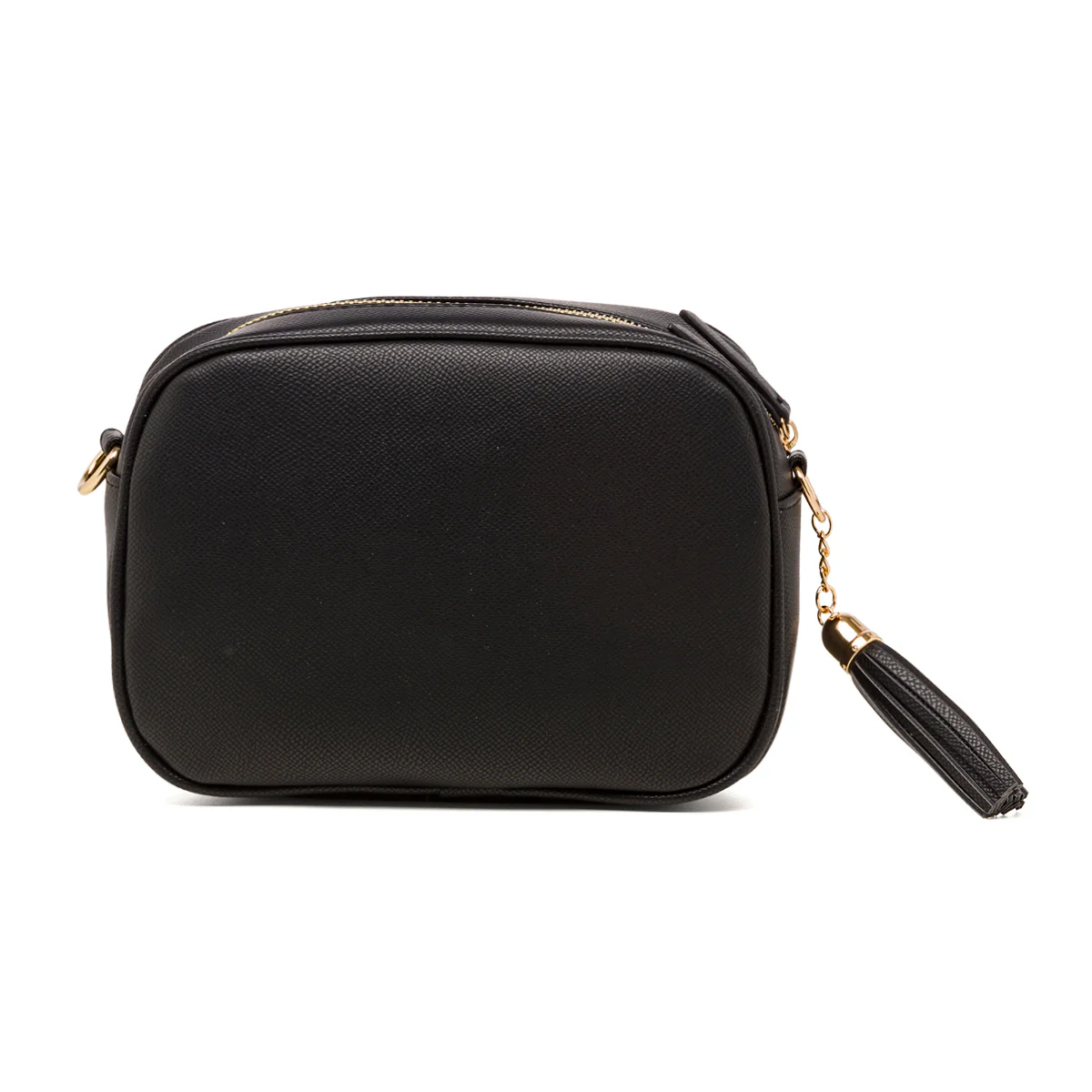 Borsa a tracolla nera da donna con logo Lora Ferres - Image 2