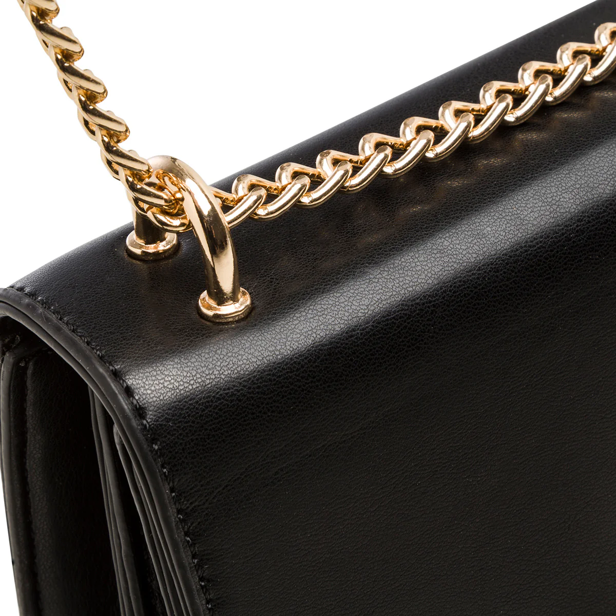 Borsa a tracolla nera da donna con morsetto Lora Ferres - Image 3