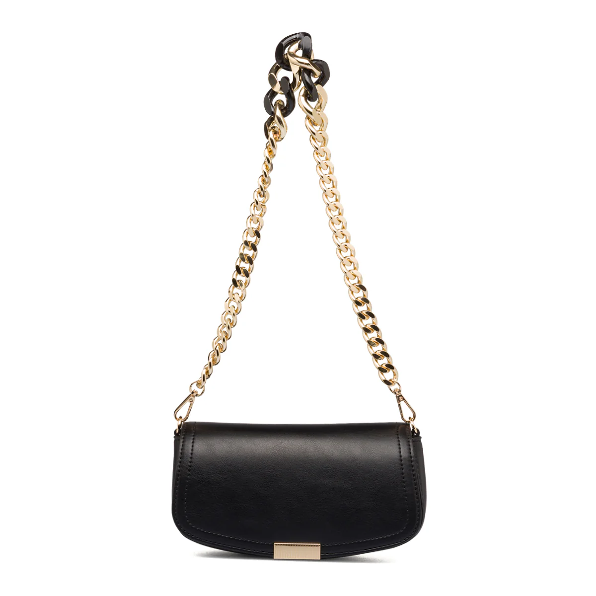 Borsa a tracolla nera da donna in "pelle vegana" Call It Spring No Shade