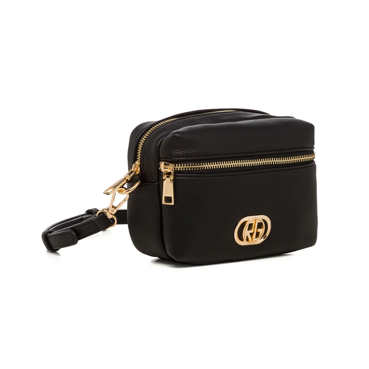 Borsa a tracolla nera da donna Romeo Gigli Milano Cristy - Image 2