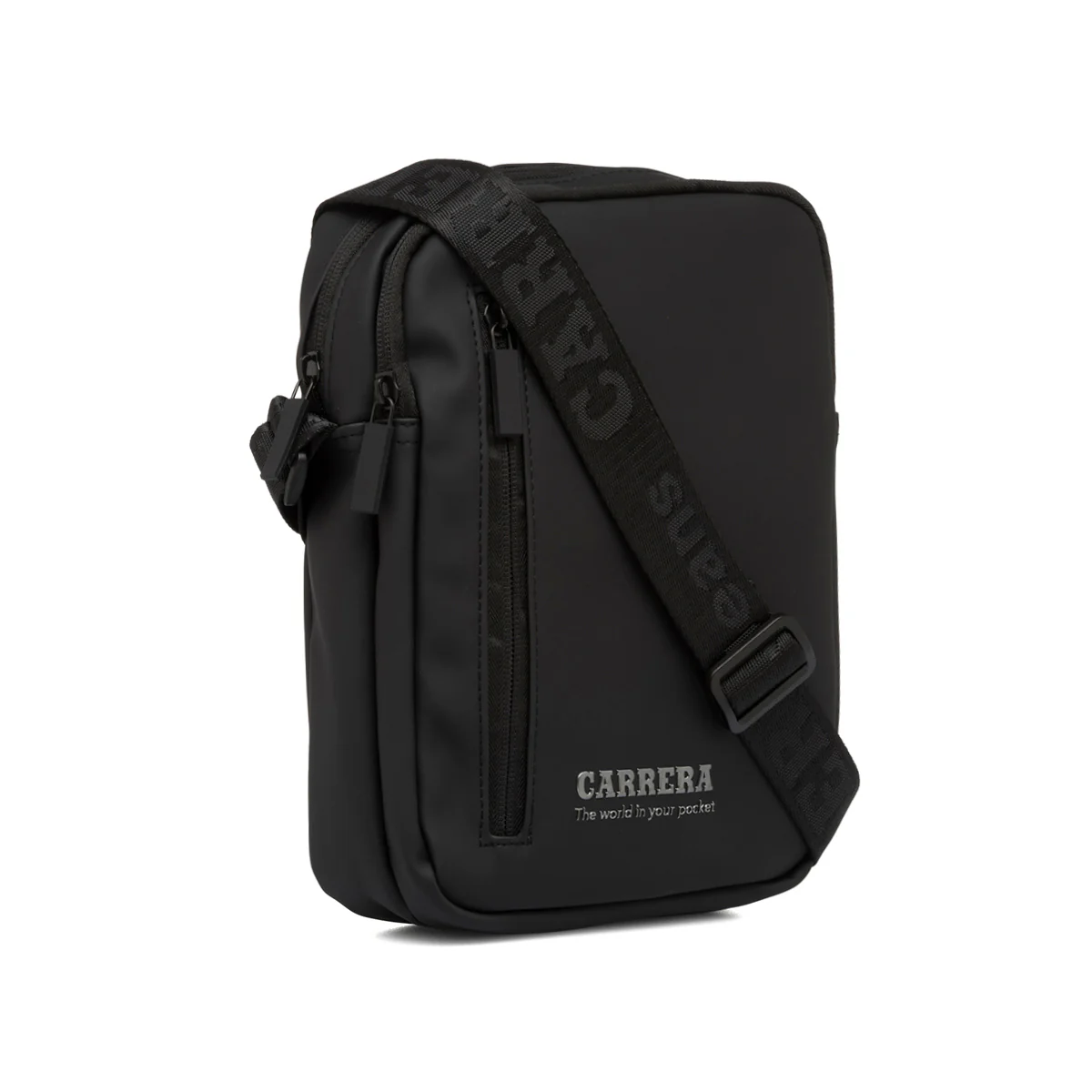 Borsa a tracolla nera da uomo con chiusura a zip Carrera Jeans Bath - Image 2