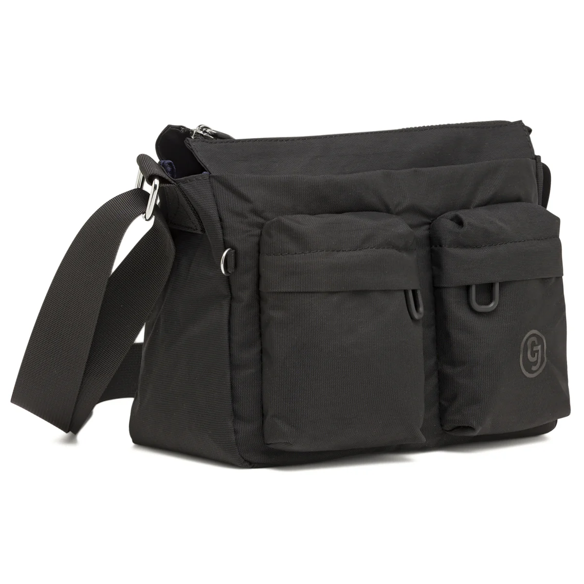 Borsa a tracolla Nera Donna in tessuto tecnico con tasche Carrera Jeans - Image 2