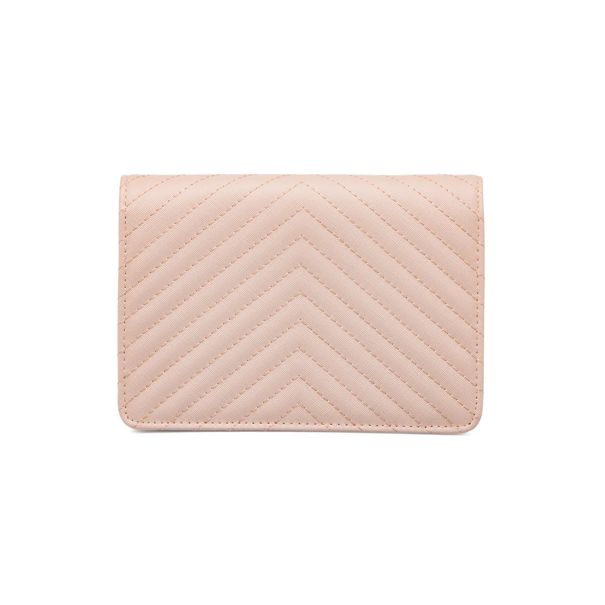 Borsa a tracolla rosa da Donna con motivo trapuntato Lora Ferres - Image 4