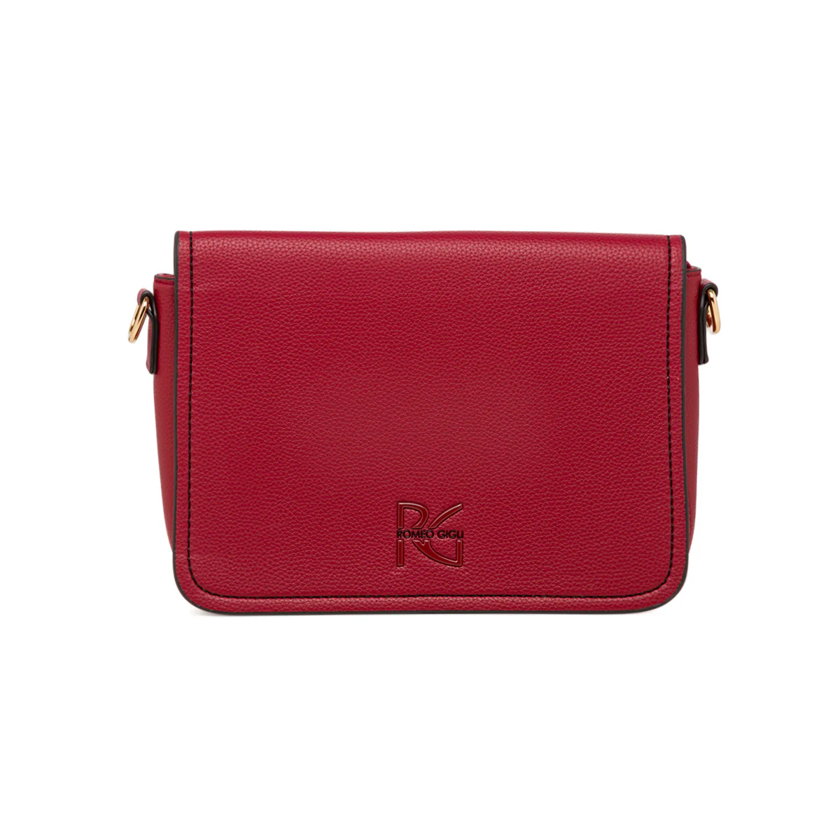 Borsa a tracolla rossa con logo Romeo Gigli Milano
