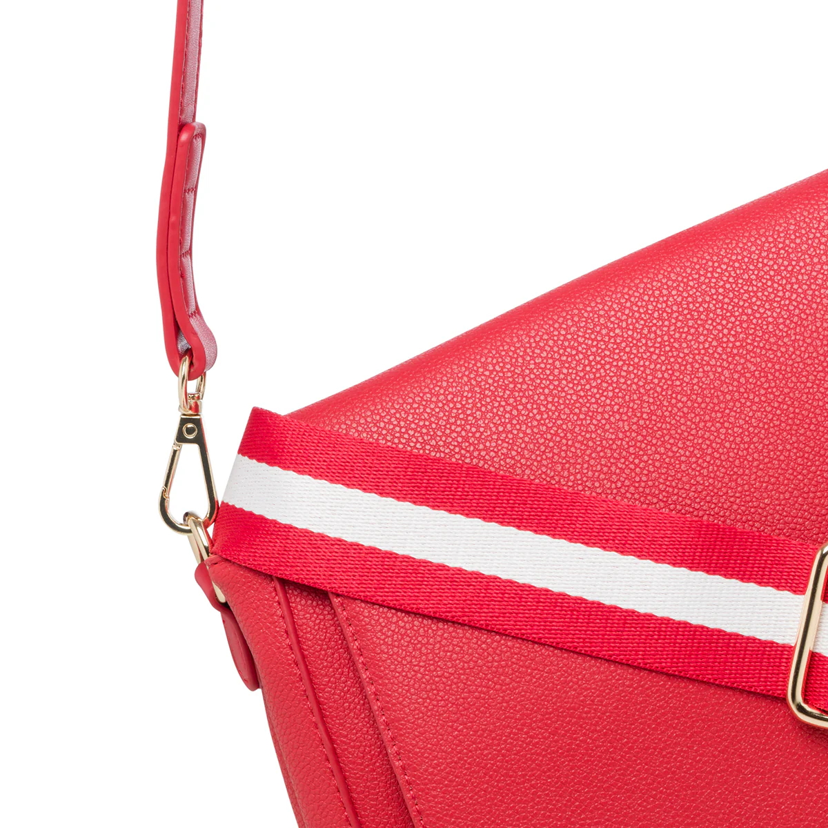 Borsa a tracolla rossa effetto martellato Romeo Gigli Nora - Image 3