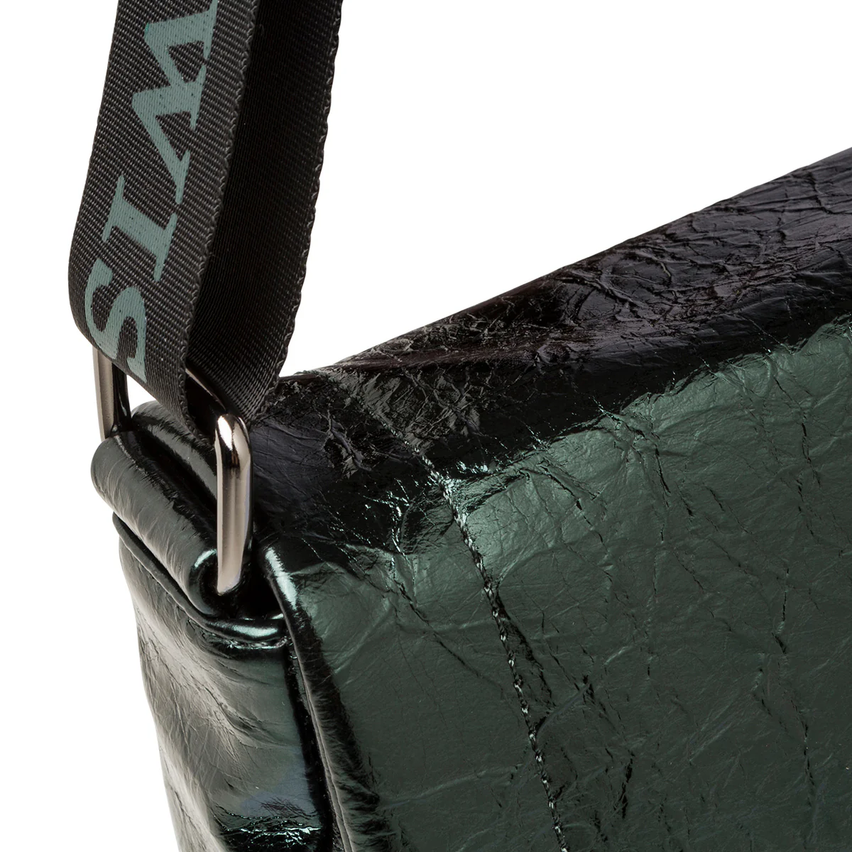 Borsa a tracolla verde da donna con chiusura a incastro Swish Jeans - Image 4