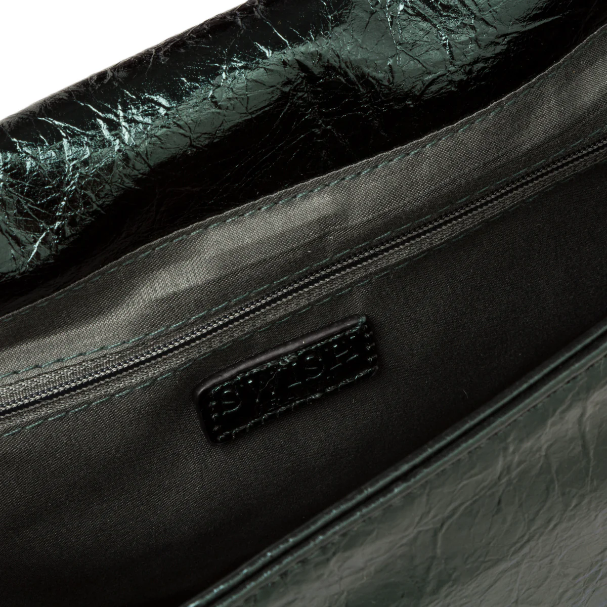 Borsa a tracolla verde da donna con chiusura a incastro Swish Jeans - Image 5