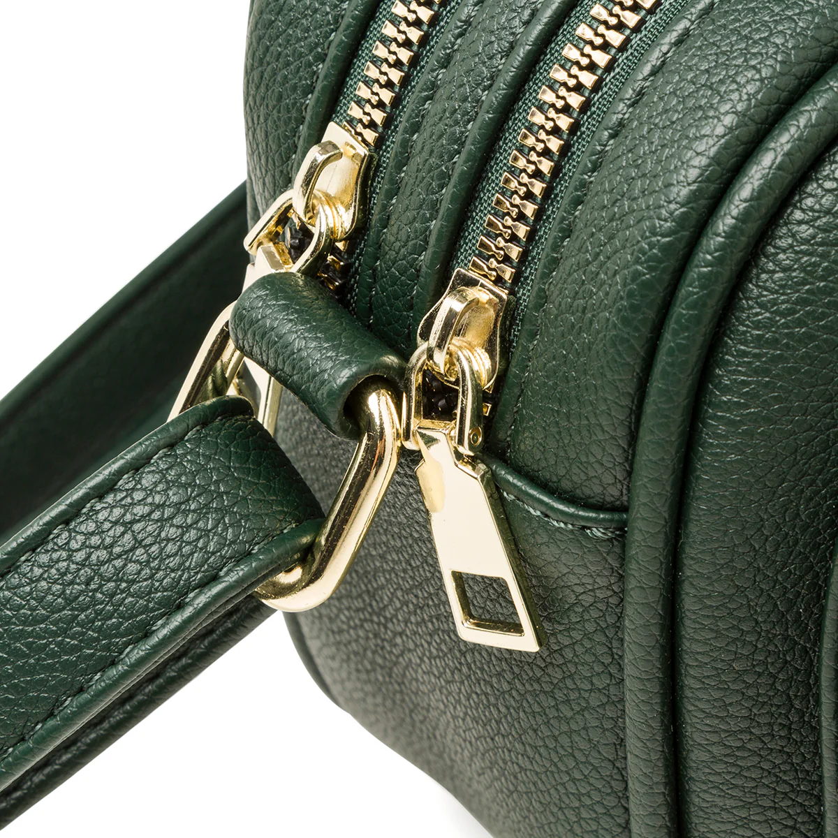 Borsa a tracolla verde da donna con tasca esterna Lora Ferres - Image 4