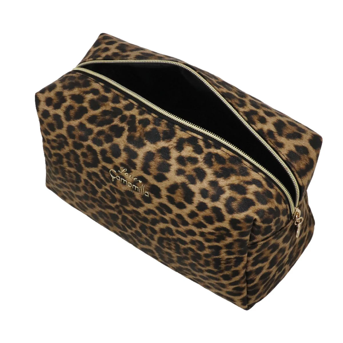Borsa Beauty Love da donna leopardata marrone con zip dorata Camomilla Milano - Image 3