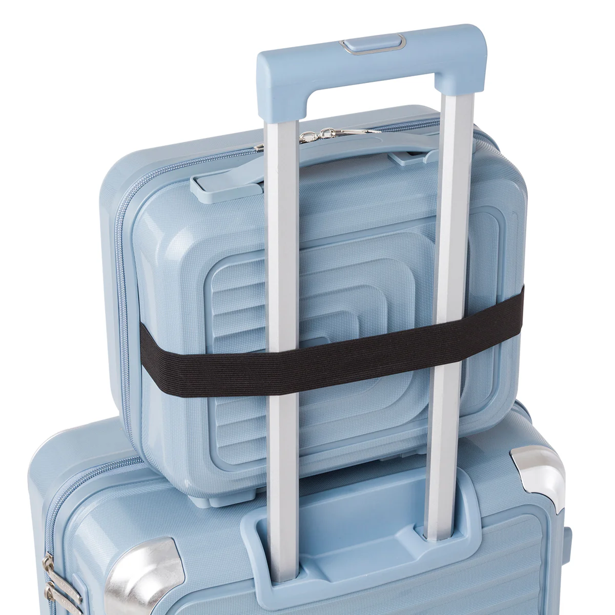 Borsa cabina azzurro avio rigida con attacco trolley Romeo Gigi Milano - Image 4