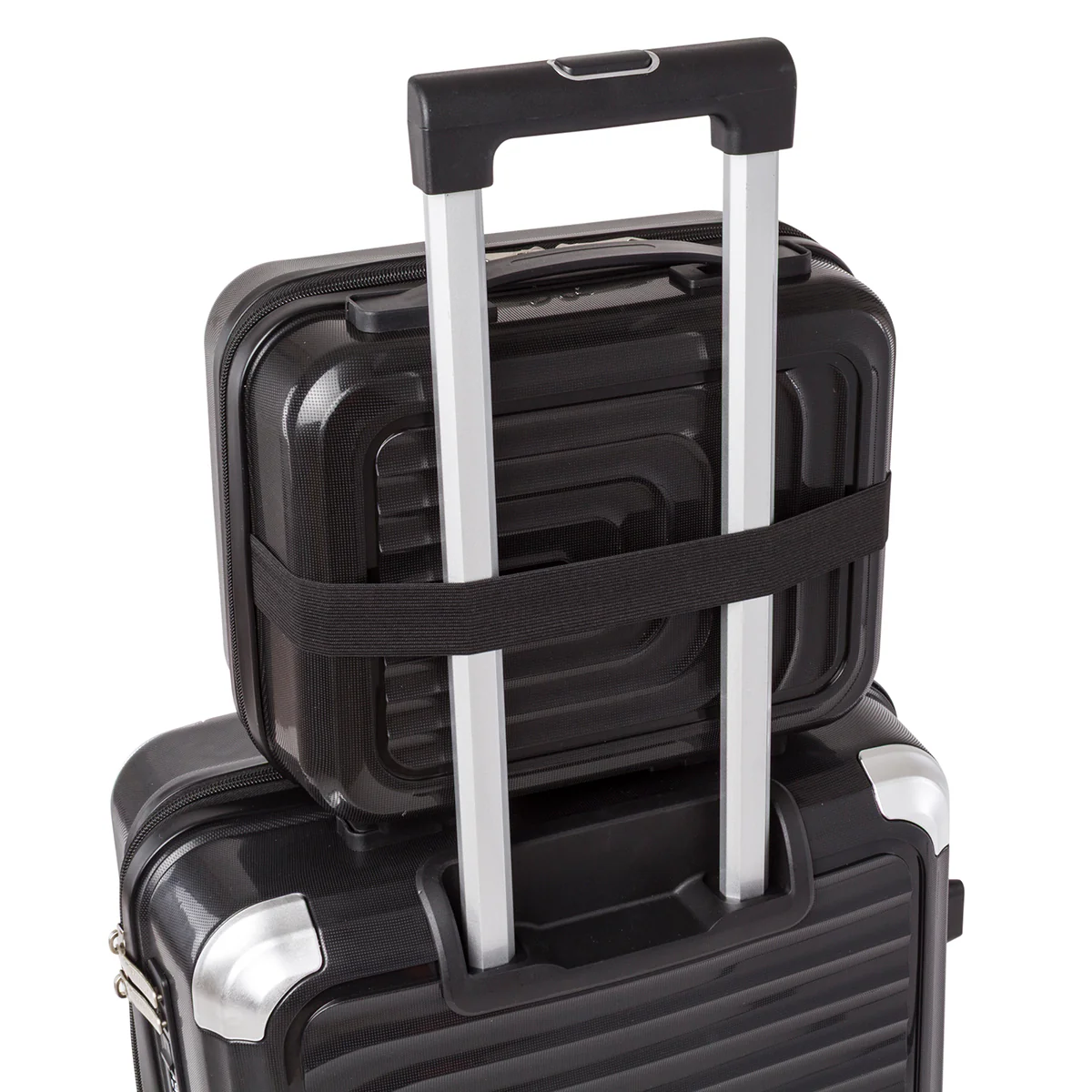 Borsa cabina nera rigida con attacco trolley Romeo Gigi Milano - Image 2