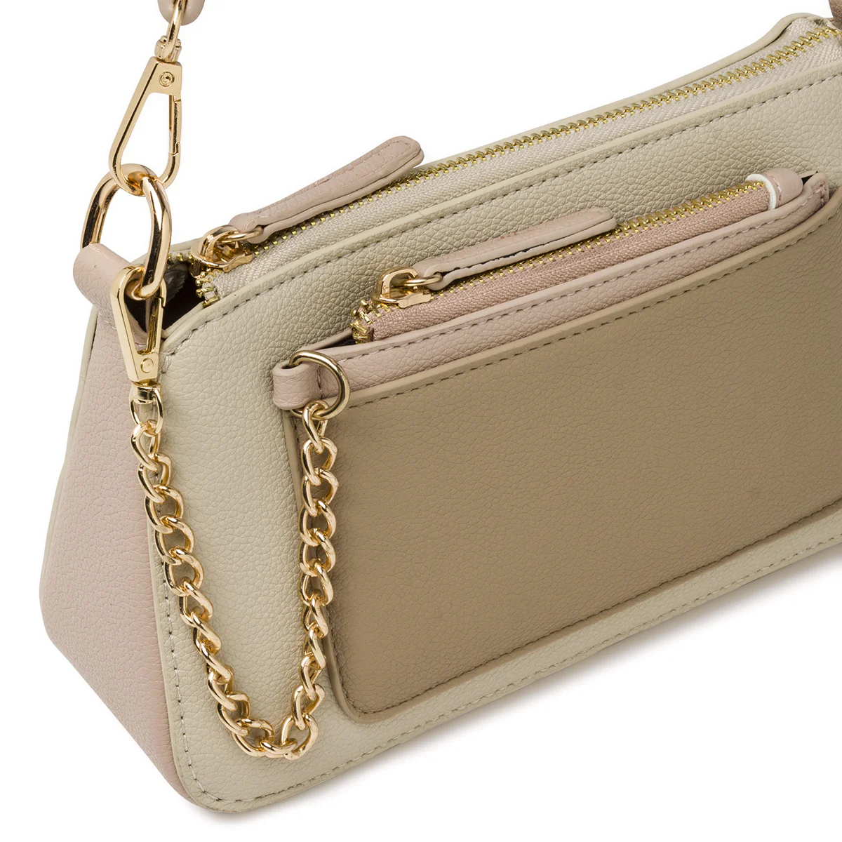 Borsa da Donna Beige con tripla pochette Lora Ferres - Image 4