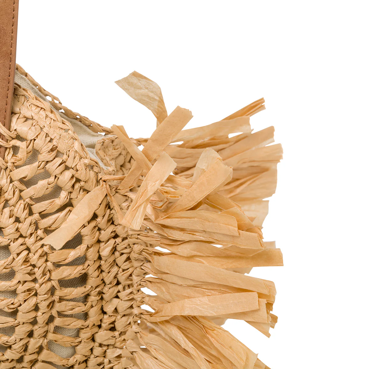 Borsa da mare beige effetto paglia Romeo Gigli Dany - Image 4